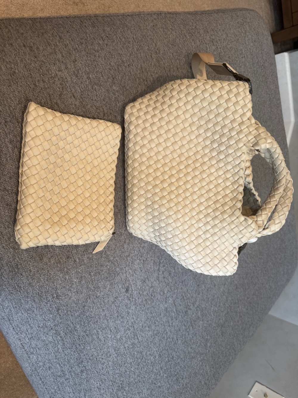 Ecru St Bart’s Mini Tote Naghedi